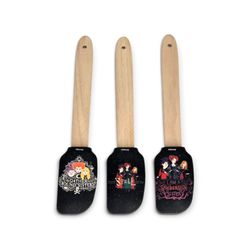 Disney Hocus Pocus Sanderson Sisters Silicone Spatula Set Wood Handle 3 Piece