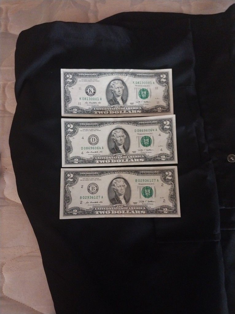 $2 Bills