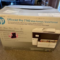 OfficeJet Pro 7740 Wireless All-In-One Inkjet Printer - White (Brand New In Box)