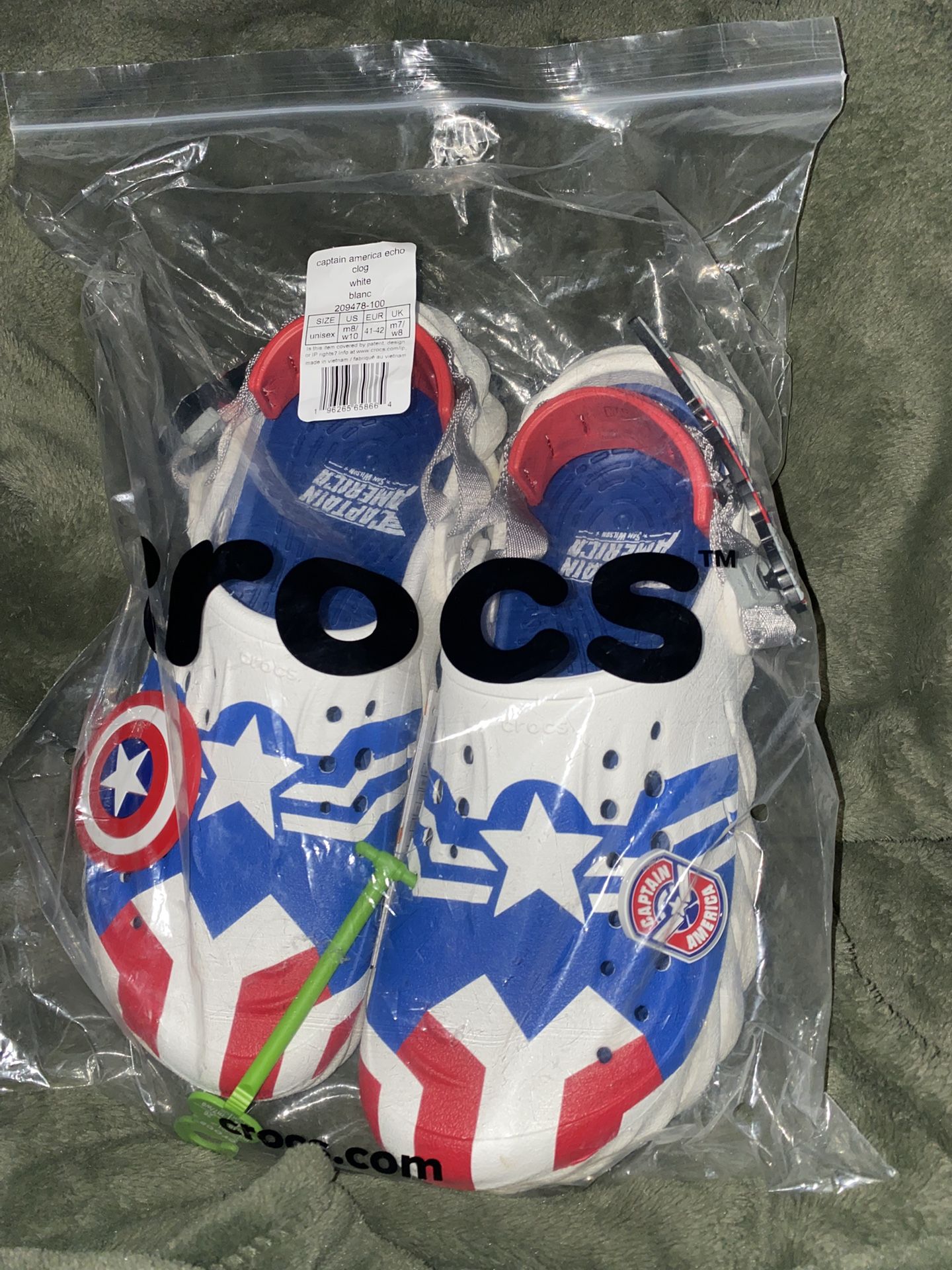 New Echo Captain America Crocs