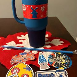 Dutch Bros Tumbler And Stickers