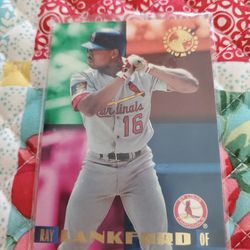 St.Louis Cardinals Ray Lankford Brian Jordan Todd Zeile Insert Parallel Baseball Cards 