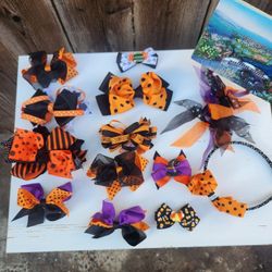13 Piece Halloween Hair Clips Accessories 