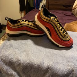 AirMax 97 Red metallic gold