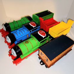 Thomas the Train interactive talking Thomas and Percy working condition and other  battery operated 