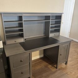 IKEA Grey Desk W/ Chair 