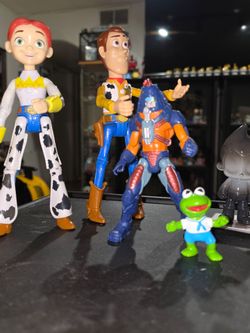 Toys Astroboy,toy story, Man E faces rana rene 1986