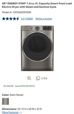 GE Dryer - perfect working condition! GREAT DEAL!