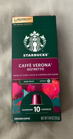 Starbucks coffee capsules for Nespresso machines