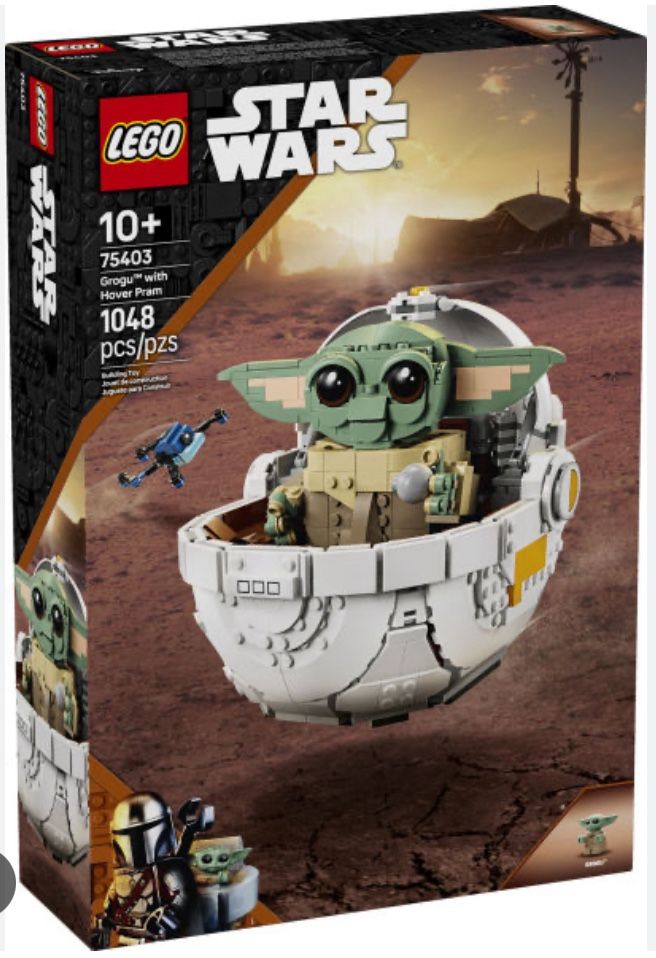 Lego Grogu With Hover Pram 75403