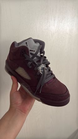 Burgundy Jordan 5