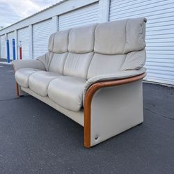 Ekornes Stressless Eldorado High Back 3 Seat Reclining Sofa , Copenhagen