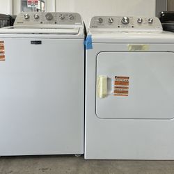MAYTAG Pet Pro & Extra Power 4.7 cu. ft. Washer w/Agitator 7.0 cu. ft. Vented Electric Dryer