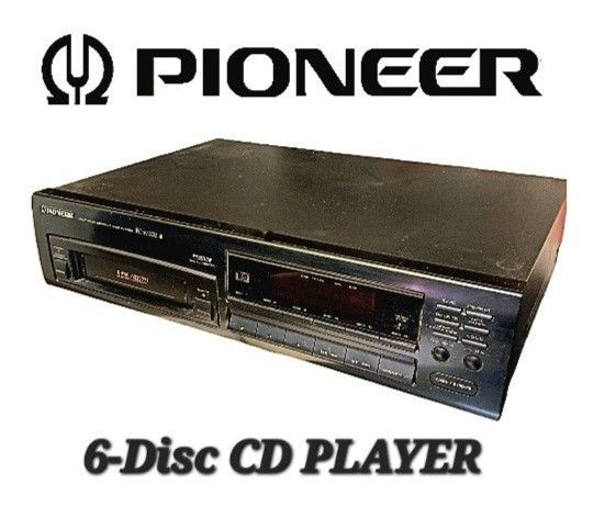 Vintage PIONEER 6-Disc CD Player Model PD-M502 Works Great!