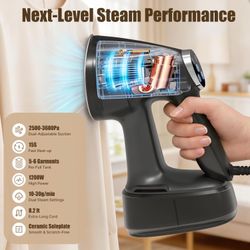 Brand New Vacuum Garmen Steamer - 2 in 1 Steam & Iron