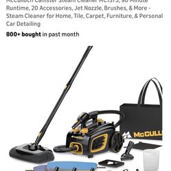 McCulloch Canister Steam Cleaner MC1375