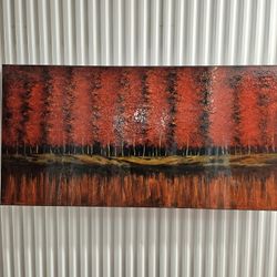 Wall Art "Ruby Forest"