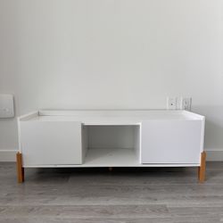 Modern White TV Stand / Media Console
