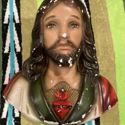 Ceramic Jesus Hand Painted 