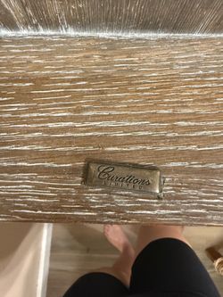 Wooden table with extender