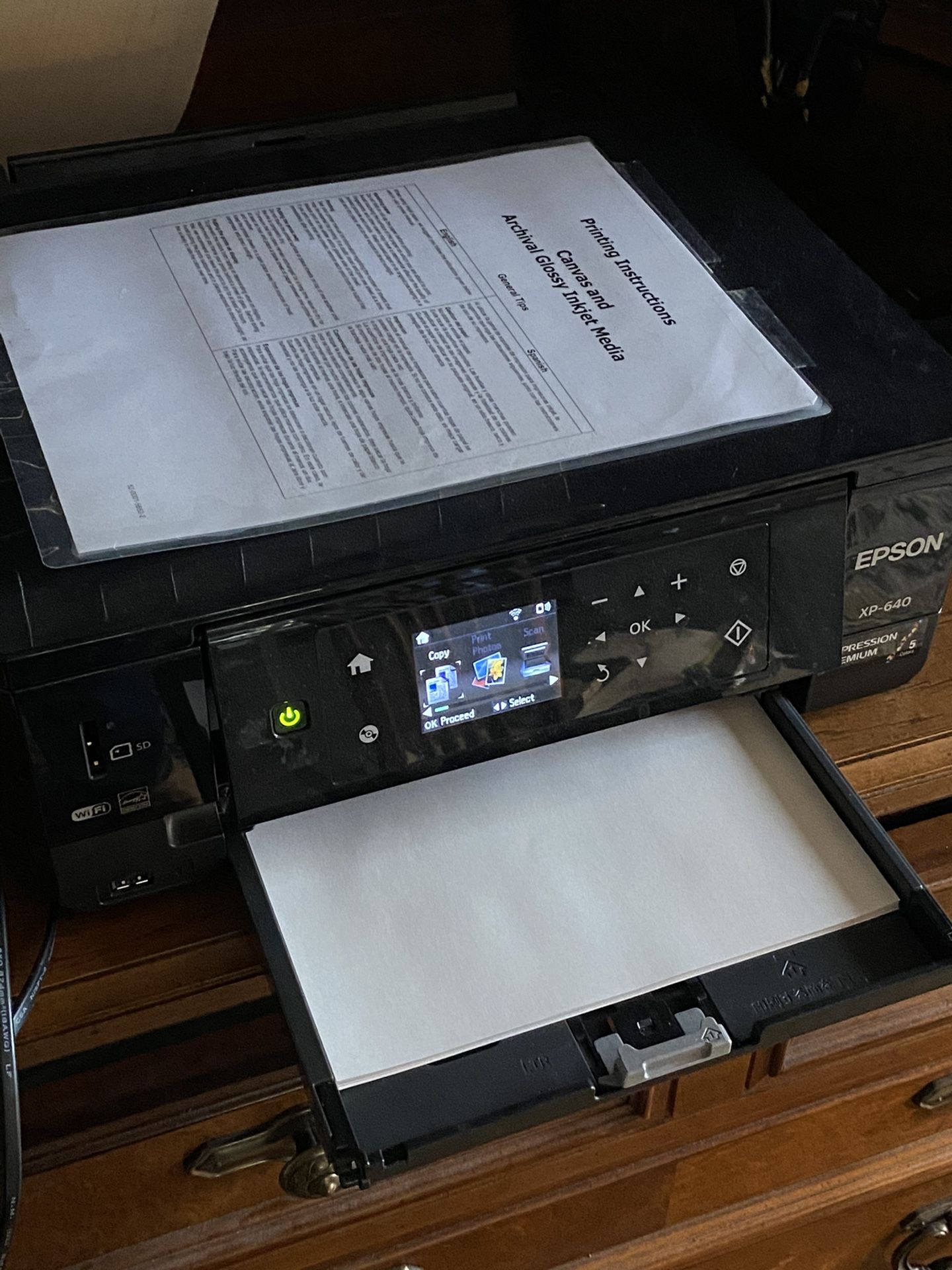Epson XP-540 Wireless All in One Photo Printer
