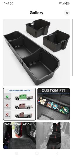 YoCenSe Under-Seat Console for F-150 SuperCrew (2015-2026)