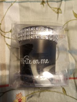 Chalkboard tealight / candle Holder