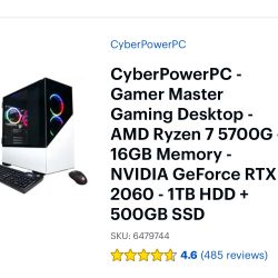 Gaming PC - Cyber power PC - Gamer Master 