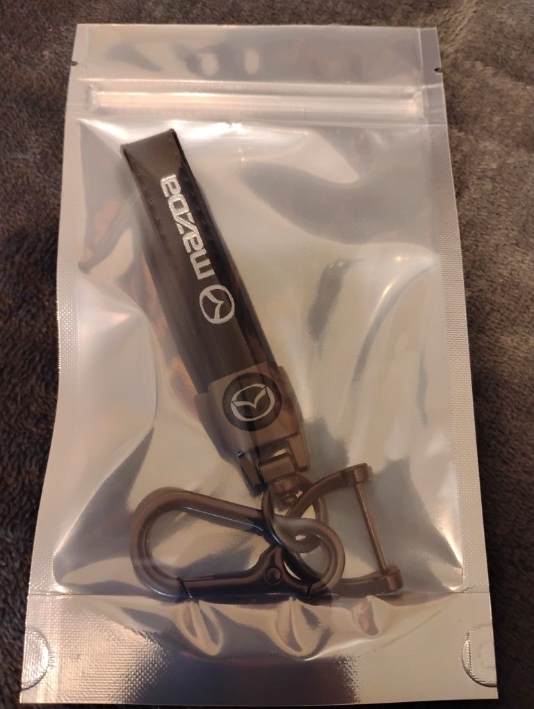 Black Mazda Keychain NEW