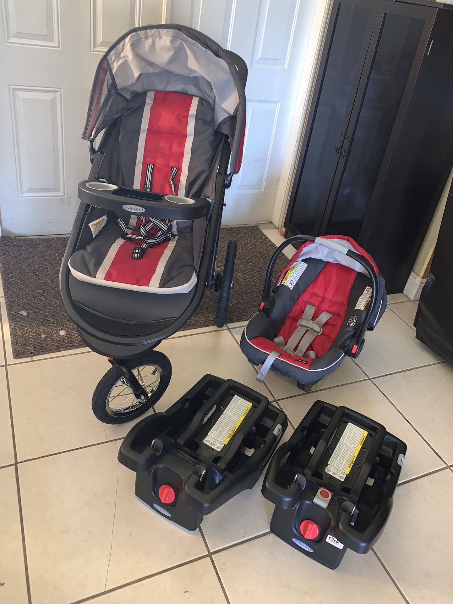 Jogger Stroller with car seat/carrier