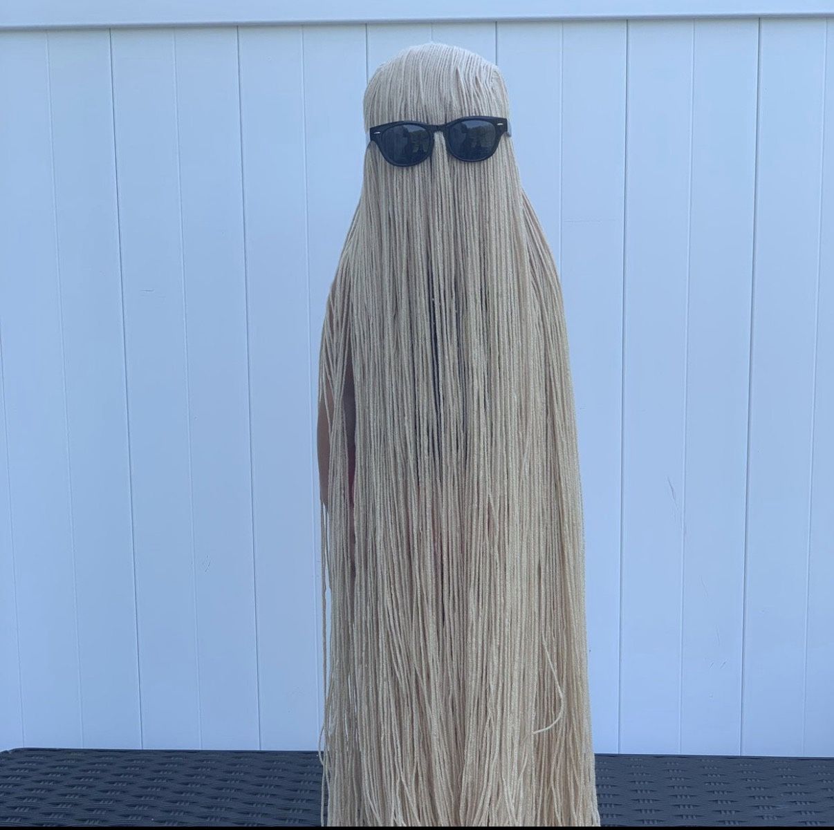 Cousin It Costume - Yarn - Ages 1-4