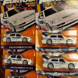 2024 Hot Wheels Fast and Furious HW Decades Of Fast Volkswagen Jetta  Lot Of 6