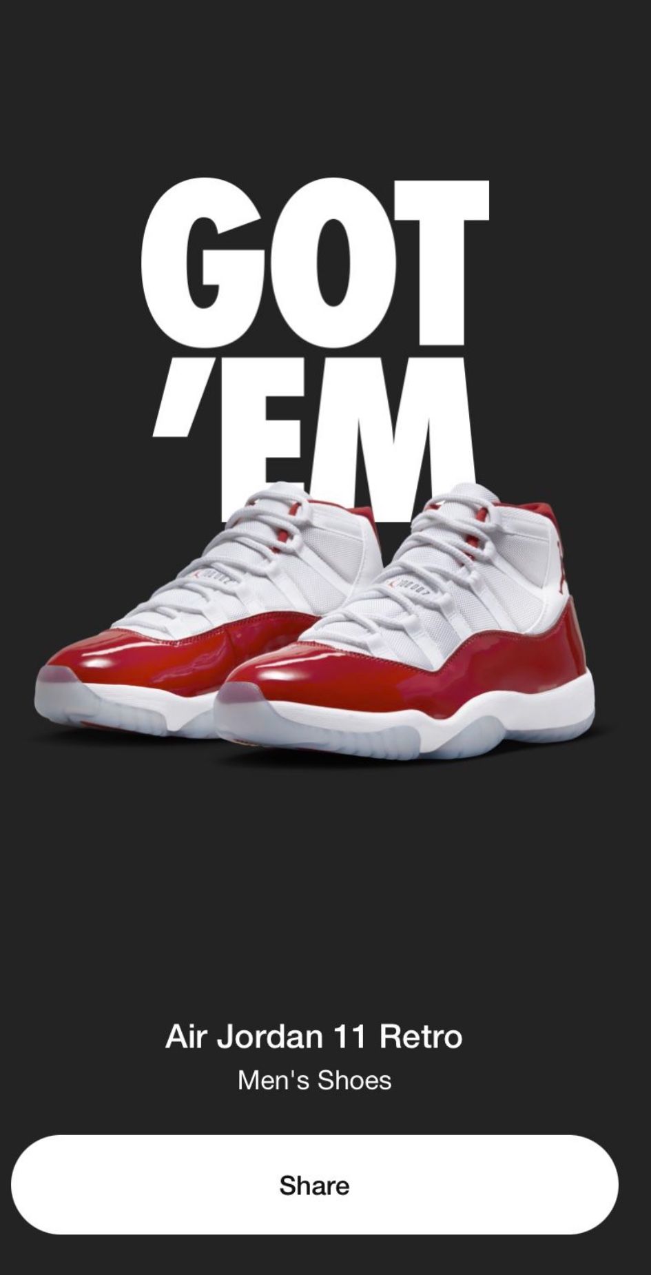 Jordan 11 Cherry 