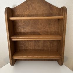Vintage Boho Cottage Primitive Farmhouse Wood Wall Shelf