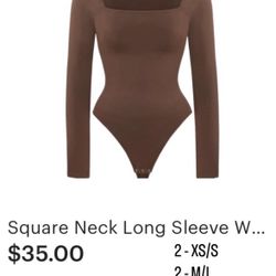 Shapewear bodysuit Brown