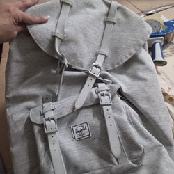 Gray Backpack 
