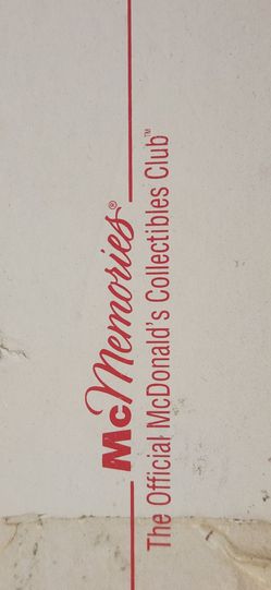 OLD MCDONALDS CO LLECTIBLE CLUB CHRISTMAS ORNAMENTS