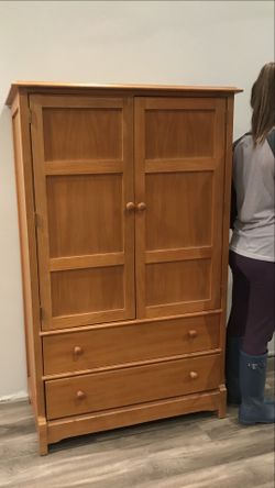 Solid Wood Armoire - clothes or tv