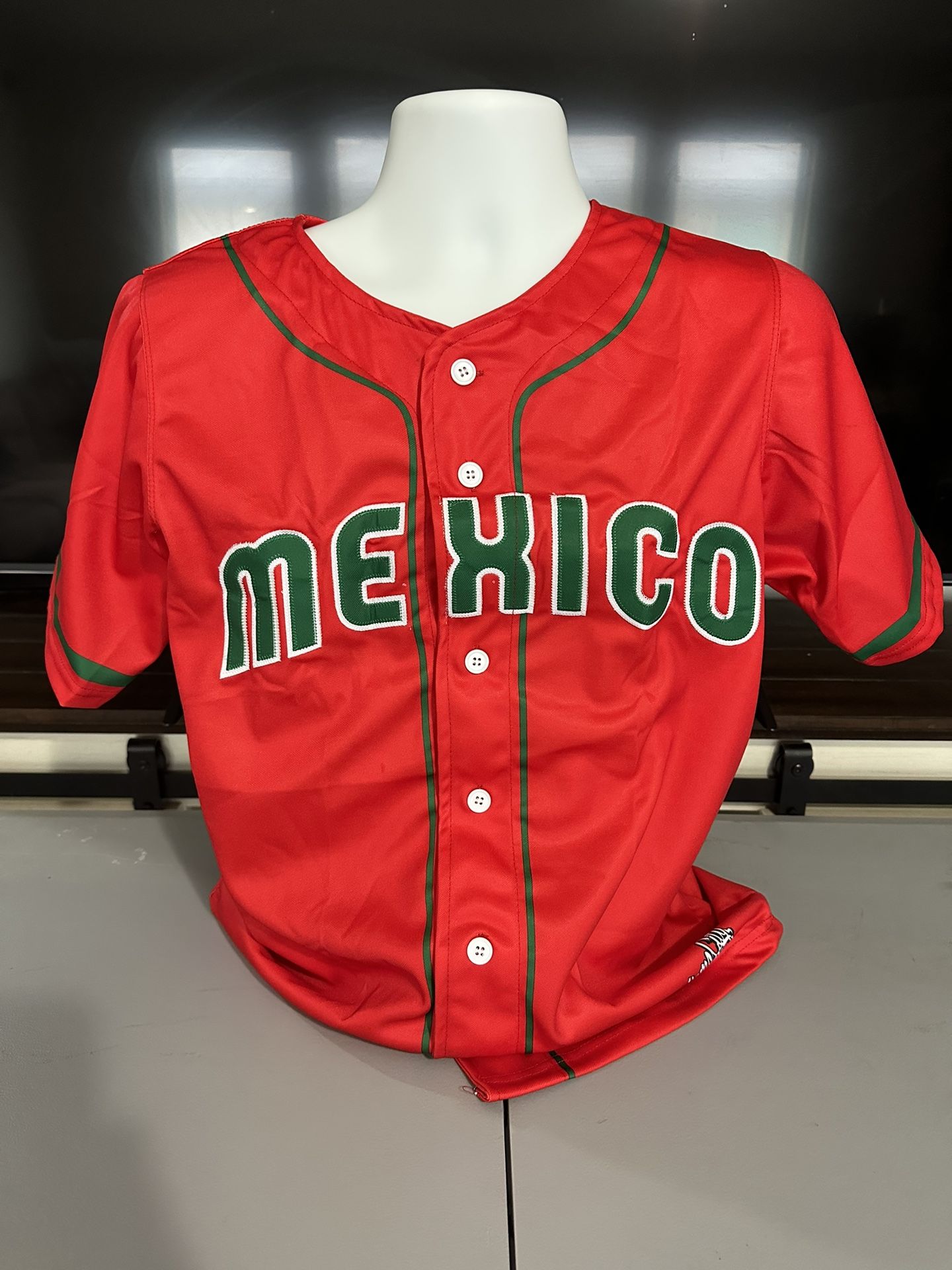 Custom Rare Mexico Baseball Stitched jersey Size SM