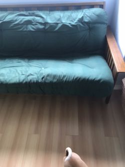 Wood futon