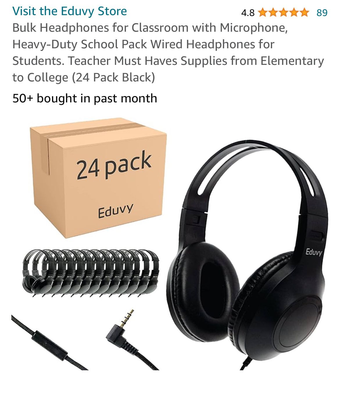 Headphones Classroom set (24)