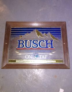 Busch Beer sign