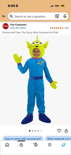 Alien Toy Story costume