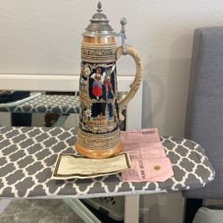 German beer drinking Stein