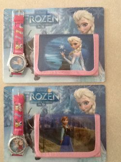 Disney Frozen Watch and Wallet Sets. Last Two Till Next Delivery!