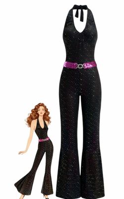 2X halter top jumpsuit