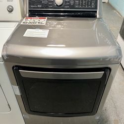 👀‼️LG New Scratch&Dent Dark Stainless Electric ⚡️ Dryer $800     -15%OFF‼️