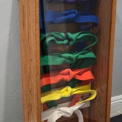 Martial Arts Belt Display Box