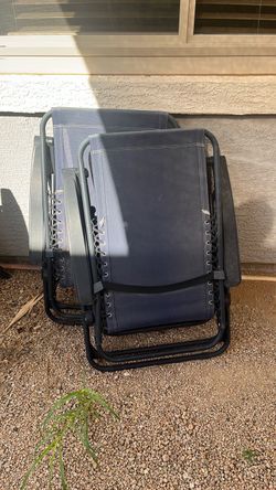 Reclining camping chairs