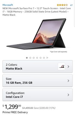 SURFACE PRO 4 I7 256GB HD 16GB MEM